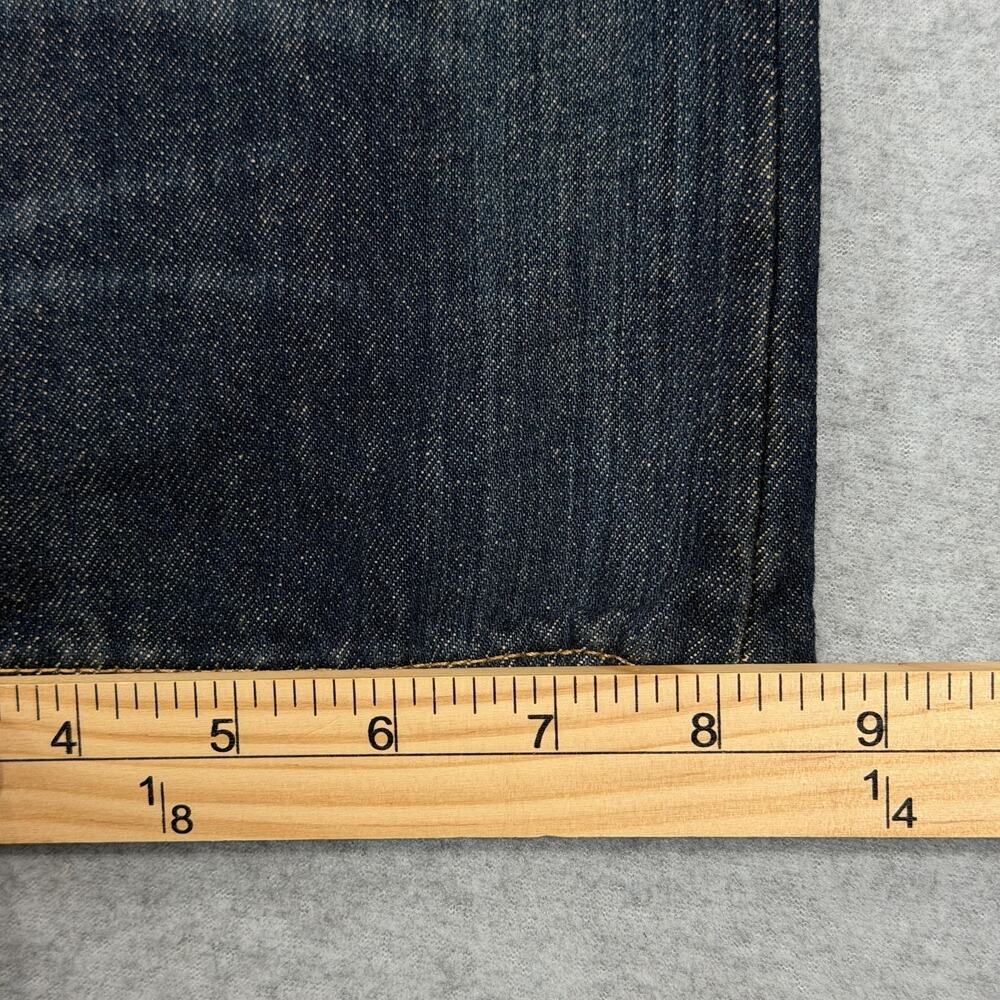 Polo Ralph Lauren Hampton Straight Jeans Mens 40x30 (Fit 42) Dark Wash Rope Dyed - Picture 16 of 16